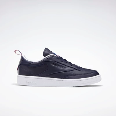 Classics Reebok Club C 85 Damske Navy/White/Red | BEFHQV923