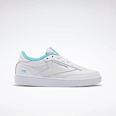 Classics Reebok Club C 85 Damske White/White/Blue | DPBZAM528