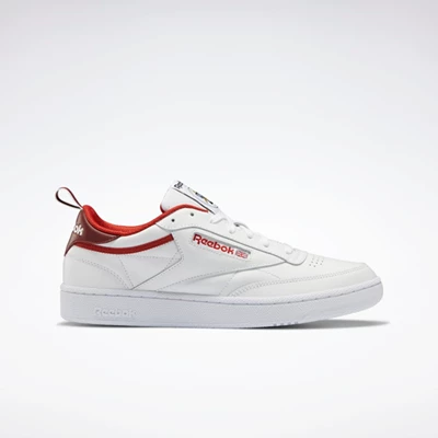 Classics Reebok Club C 85 Panske Red/White | KFUXWB468