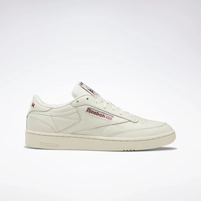 Classics Reebok Club C 85 Panske White/Burgundy | KUSAZY678