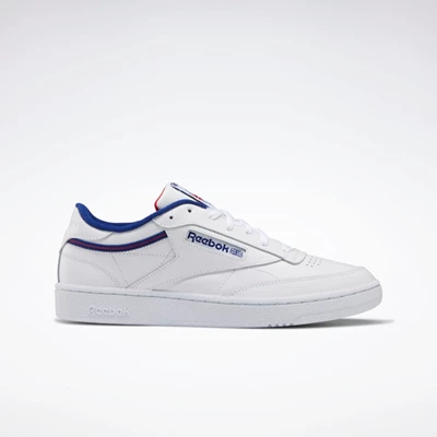 Classics Reebok Club C 85 Panske White/Deep/Red | WASCYJ271