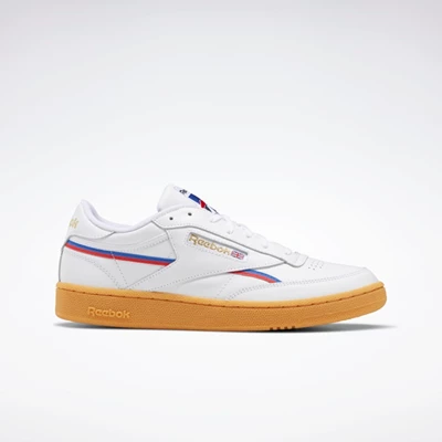 Classics Reebok Club C 85 Panske White/Red/Blue | KRWJUS149