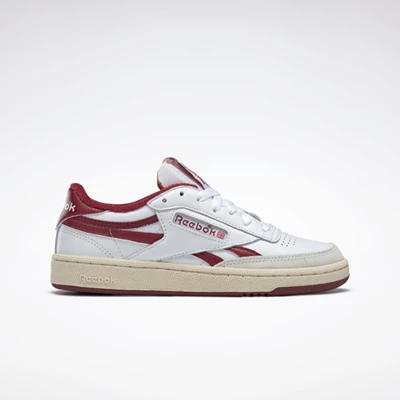 Classics Reebok Club C Revenge Damske White/Burgundy/Red | VUTCJD937