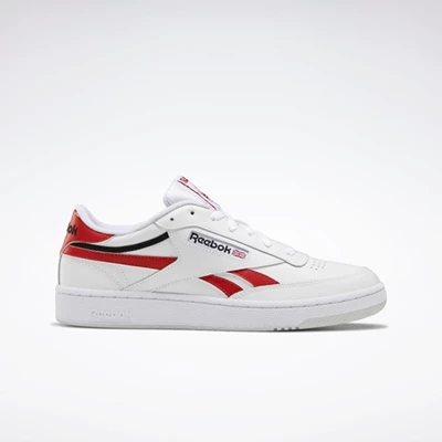 Classics Reebok Club C Revenge Panske White/Red/Black | UQHSLJ806