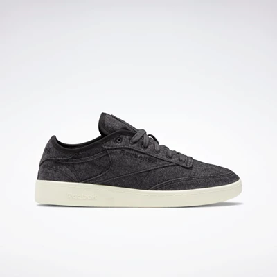 Classics Reebok Club C Vlna & Corn Damske Black/Black | KMVPGW051