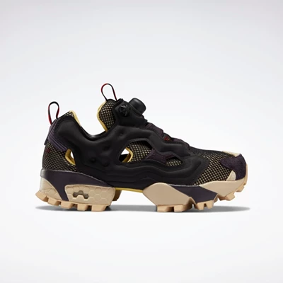 Classics Reebok InstaPump Fury Trailove Damske Black/Grey/Yellow | DFXTNQ563