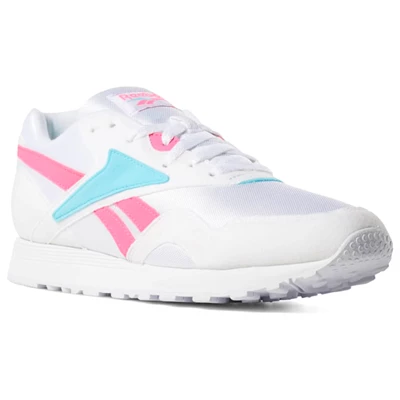 Classics Reebok Rapide Panske White/Pink/Blue | GAKMTD974