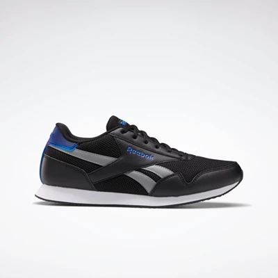 Classics Reebok Royal Classic Jogger 3 Clip Damske Black/Blue/Grey | HMSJOI507