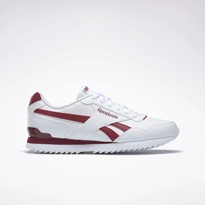 Classics Reebok Royal Glide Panske White/Burgundy | JBDRSQ296