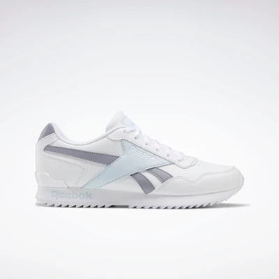 Classics Reebok Royal Glide Ripple Clip Damske White/Grey/Blue | OFUBGP524