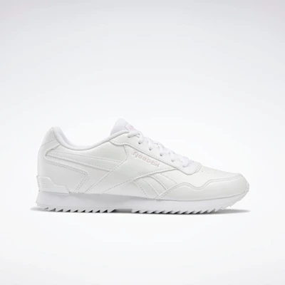 Classics Reebok Royal Glide Ripple Clip Damske White/Pink/White | VABXMO249