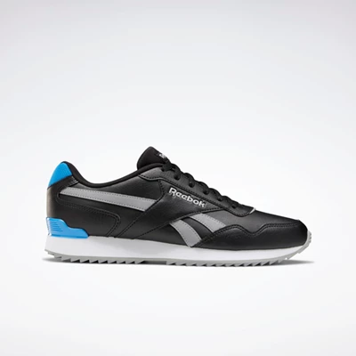 Classics Reebok Royal Glide Ripple Clip Panske Black/Grey/Blue | ZRIVQX168