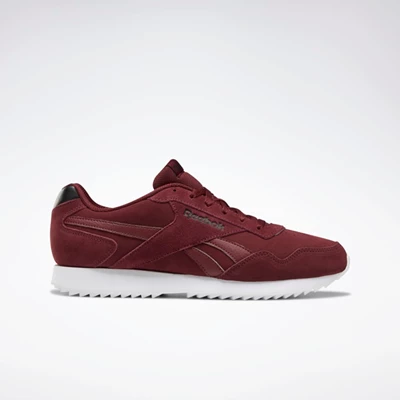 Classics Reebok Royal Glide Ripple Panske Burgundy/Black/White | UEGSVZ910