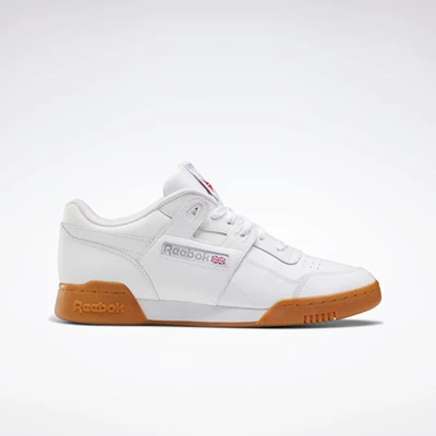 Classics Reebok Workout Plus Panske White/Dark Grey/Red | ECRJLW759