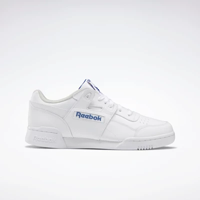 Classics Reebok Workout Plus Panske White/Royal | XGAPLY786